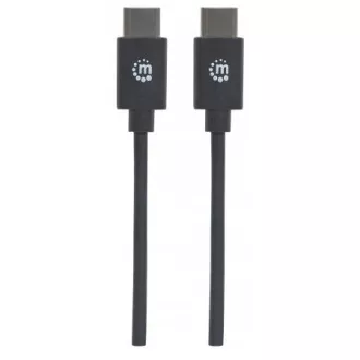 MANHATTAN kabel Hi-Speed USB-C, Type-C Male to Type-C Male, 2m, černý MANHATTAN kabel Hi-Speed USB-C, Type-C Male to Type-C Male, 2m, černý