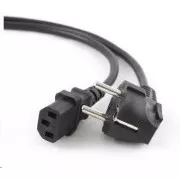 C-TECH kabel síťový 1, 8m 220/230V napájecí, VDE