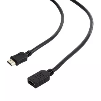 GEMBIRD Kabel prodlužovací HDMI - HDMI 3m (zlacené konektory, stíněný) GEMBIRD Kabel prodlužovací HDMI - HDMI 3m (zlacené konektory, stíněný)