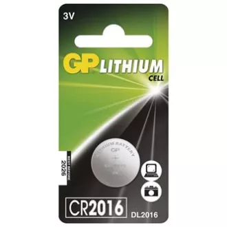 GP Jednorázová lithiová baterie CR2016, 1-pack GP Jednorázová lithiová baterie CR2016, 1-pack