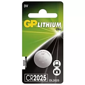 GP Jednorázová lithiová baterie CR2025, 1-pack GP Jednorázová lithiová baterie CR2025, 1-pack
