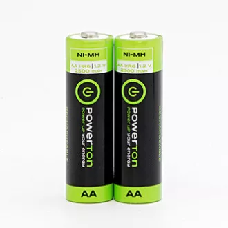 Powerton ENERGY RECHARGE Nabíjecí Ni-MH baterie AA, 2-pack Powerton ENERGY RECHARGE Nabíjecí Ni-MH baterie AA, 2-pack