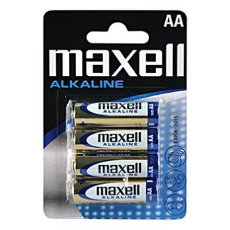 Baterie alkalická, AA (LR6), AA, 1.5V, Maxell, blistr, 4-pack Baterie alkalická, AA (LR6), AA, 1.5V, Maxell, blistr, 4-pack