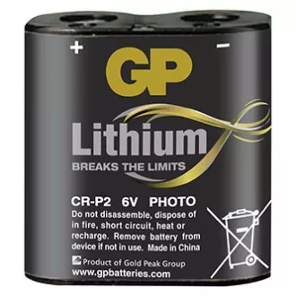 GP Jednorázová lithiová baterie CR-P2, 1-pack GP Jednorázová lithiová baterie CR-P2, 1-pack