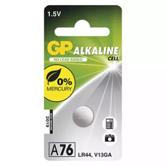 GP Jednorázová alkalická baterie LR44, 1-pack GP Jednorázová alkalická baterie LR44, 1-pack