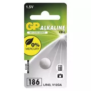 GP Jednorázová alkalická baterie LR43, 1-pack