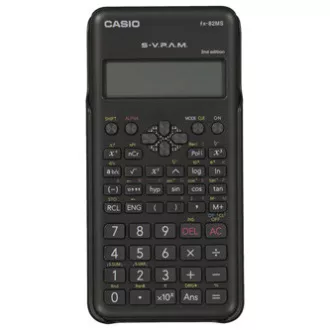 Casio kalkulačka FX 82 MS 2E, černá, školní, s dvouřádkovým displejem Casio kalkulačka FX 82 MS 2E, černá, školní, s dvouřádkovým displejem