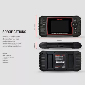 Diagnostika iCarsoft FR V2.0 pro Peugeot / Citroen / Renault / Dacia Diagnostika iCarsoft FR V2.0 pro Peugeot / Citroen / Renault / Dacia