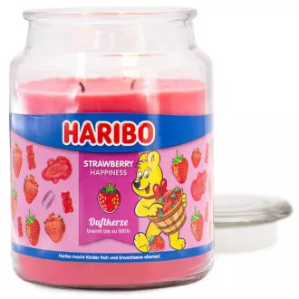 HARIBO Vonná svíčka Strawberry Happiness 510 g