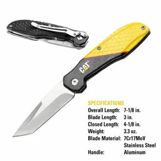 Caterpillar Zavírací nůž s Tanto čepelí CT980047 Caterpillar Zavírací nůž s Tanto čepelí CT980047
