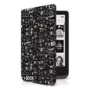 CONNECT IT Doodle pouzdro pro PocketBook 616/618/627/628/632, DOODLE ČERNÉ