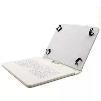 C-TECH PROTECT pouzdro univerzální s klávesnicí pro 9,7"-10,1" tablety, FlexGrip, NUTKC-04, bílé C-TECH PROTECT pouzdro univerzální s klávesnicí pro 9,7"-10,1" tablety, FlexGrip, NUTKC-04, bílé