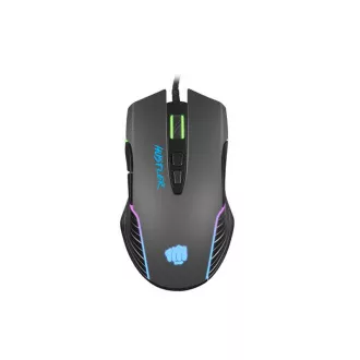 Fury Herní myš Hustler, herní, 6400DPI, USB, optická, drátová, RGB, 7 tlačítek, kabel délka 1,6m, černá Fury Herní myš Hustler, herní, 6400DPI, USB, optická, drátová, RGB, 7 tlačítek, kabel délka 1,6m, černá