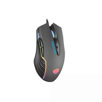Fury Herní myš Hustler, herní, 6400DPI, USB, optická, drátová, RGB, 7 tlačítek, kabel délka 1,6m, černá Fury Herní myš Hustler, herní, 6400DPI, USB, optická, drátová, RGB, 7 tlačítek, kabel délka 1,6m, černá