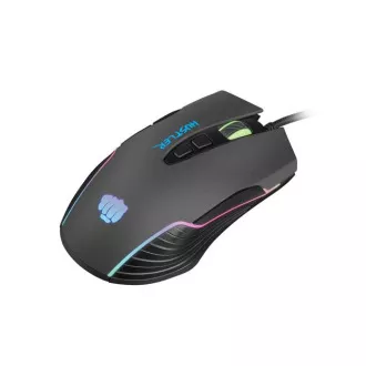 Fury Herní myš Hustler, herní, 6400DPI, USB, optická, drátová, RGB, 7 tlačítek, kabel délka 1,6m, černá Fury Herní myš Hustler, herní, 6400DPI, USB, optická, drátová, RGB, 7 tlačítek, kabel délka 1,6m, černá