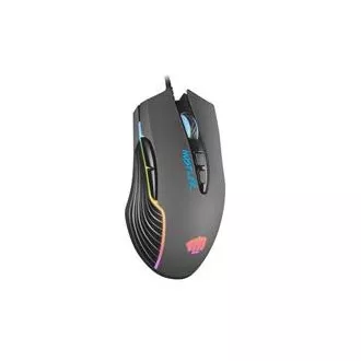 Fury Herní myš Hustler, herní, 6400DPI, USB, optická, drátová, RGB, 7 tlačítek, kabel délka 1,6m, černá Fury Herní myš Hustler, herní, 6400DPI, USB, optická, drátová, RGB, 7 tlačítek, kabel délka 1,6m, černá