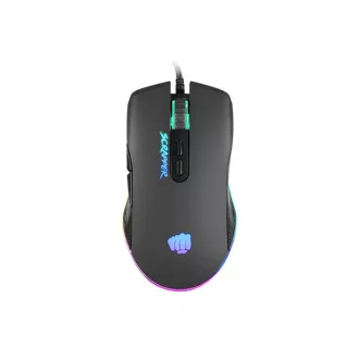 Fury Herní myš Scrapper, herní, 6400DPI, USB, optická, drátová, RGB, 7 tlačítek, kabel délka 1,6m, černá