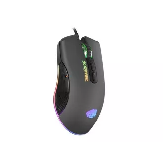 Fury Herní myš Scrapper, herní, 6400DPI, USB, optická, drátová, RGB, 7 tlačítek, kabel délka 1,6m, černá