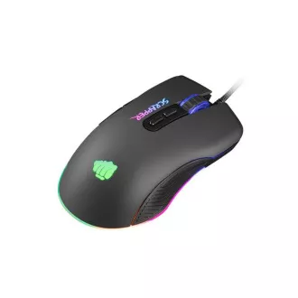 Fury Herní myš Scrapper, herní, 6400DPI, USB, optická, drátová, RGB, 7 tlačítek, kabel délka 1,6m, černá