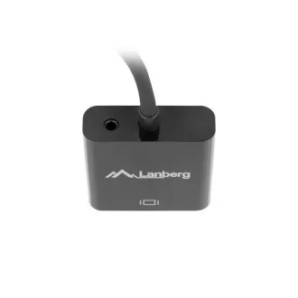 LANBERG adaptér HDMI (M) na VGA (F) + Minijack 3.5mm (F) kabel 20cm LANBERG adaptér HDMI (M) na VGA (F) + Minijack 3.5mm (F) kabel 20cm