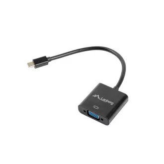 LANBERG adaptér HDMI (M) na VGA (F) + Minijack 3.5mm (F) kabel 20cm LANBERG adaptér HDMI (M) na VGA (F) + Minijack 3.5mm (F) kabel 20cm