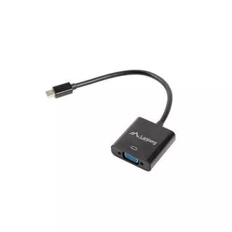 LANBERG adaptér HDMI (M) na VGA (F) + Minijack 3.5mm (F) kabel 20cm LANBERG adaptér HDMI (M) na VGA (F) + Minijack 3.5mm (F) kabel 20cm