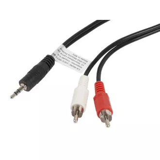 LANBERG Minijack 3,5mm (M) 3 PIN na 2x RCA (CINCH) (M) kabel 1,5m LANBERG Minijack 3,5mm (M) 3 PIN na 2x RCA (CINCH) (M) kabel 1,5m