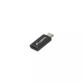 LANBERG adaptér USB-C (F) 2.0 na USB MICRO (M), černý LANBERG adaptér USB-C (F) 2.0 na USB MICRO (M), černý