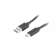 LANBERG USB-C (M) na USB-A (M) 3.1 kabel 1,8m, černý