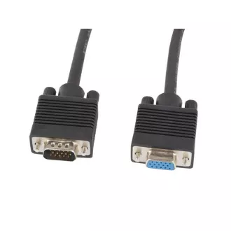 LANBERG VGA M / F prodlužující kabel 1,8m, stíněný, černý LANBERG VGA M / F prodlužující kabel 1,8m, stíněný, černý