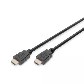 Digitus Připojovací kabel HDMI High Speed, typ A M/M, 2,0 m, Ultra HD 60p, zlatý, bl Digitus Připojovací kabel HDMI High Speed, typ A M/M, 2,0 m, Ultra HD 60p, zlatý, bl