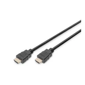 Digitus Připojovací kabel HDMI High Speed, typ A M/M, 2,0 m, Ultra HD 60p, zlatý, bl Digitus Připojovací kabel HDMI High Speed, typ A M/M, 2,0 m, Ultra HD 60p, zlatý, bl