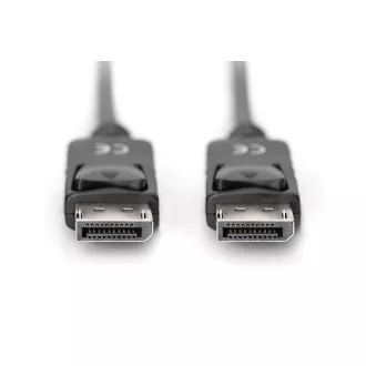 Digitus Připojovací kabel DisplayPort 1.2, DP M/M, 3,0 m, se západkou, Ultra HD 4K, bl Digitus Připojovací kabel DisplayPort 1.2, DP M/M, 3,0 m, se západkou, Ultra HD 4K, bl