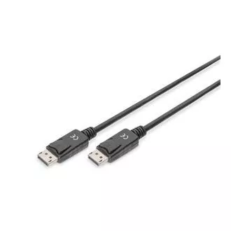 Digitus Připojovací kabel DisplayPort 1.2, DP M/M, 3,0 m, se západkou, Ultra HD 4K, bl Digitus Připojovací kabel DisplayPort 1.2, DP M/M, 3,0 m, se západkou, Ultra HD 4K, bl