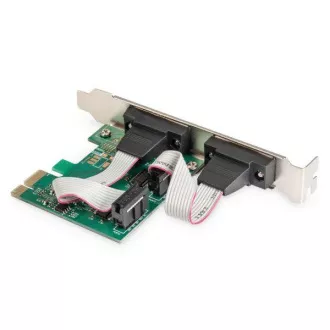 Digitus Adaptér PCI Express x1 2xseriový port, +low profile čipová sada: ASIX99100 Digitus Adaptér PCI Express x1 2xseriový port, +low profile čipová sada: ASIX99100