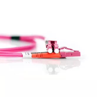 DIGITUS Fiber Optic Patch Cord, LC to LC, Multimode OM4 - 50/125 µ, Duplex Length 1m DIGITUS Fiber Optic Patch Cord, LC to LC, Multimode OM4 - 50/125 µ, Duplex Length 1m
