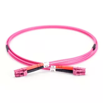 DIGITUS Fiber Optic Patch Cord, LC to LC, Multimode OM4 - 50/125 µ, Duplex Length 1m DIGITUS Fiber Optic Patch Cord, LC to LC, Multimode OM4 - 50/125 µ, Duplex Length 1m