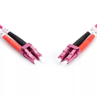 DIGITUS Fiber Optic Patch Cord, LC to LC, Multimode OM4 - 50/125 µ, Duplex Length 3m DIGITUS Fiber Optic Patch Cord, LC to LC, Multimode OM4 - 50/125 µ, Duplex Length 3m