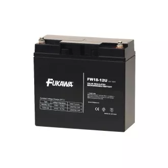 FUKAWA akumulátor FW 18-12 U (12V; 18Ah; závit M5; životnost 5let) FUKAWA akumulátor FW 18-12 U (12V; 18Ah; závit M5; životnost 5let)