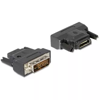 Delock adaptér DVI 24+1 samec > HDMI samice s LED Delock adaptér DVI 24+1 samec > HDMI samice s LED