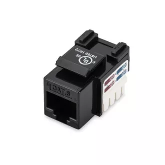 Digitus CAT 6 Keystone Jack, nestíněný RJ45 na LSA, barva černá Digitus CAT 6 Keystone Jack, nestíněný RJ45 na LSA, barva černá