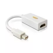 Delock adaptér DisplayPort mini (samec) na HDMI A (samice), bílý