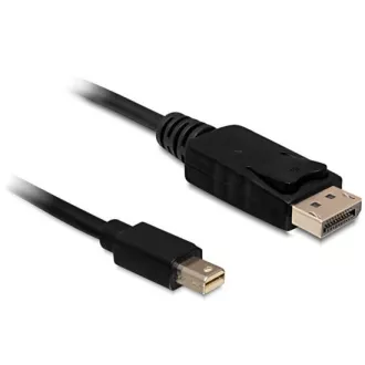 Delock kabel DisplayPort mini (samec) na Displayport (samec), 2 metry Delock kabel DisplayPort mini (samec) na Displayport (samec), 2 metry