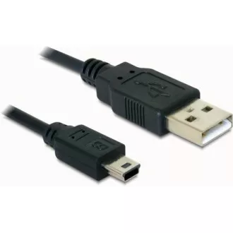 Delock kabel USB 2.0 A-samec > USB mini-B 5-pin samec, 0,7 metru Delock kabel USB 2.0 A-samec > USB mini-B 5-pin samec, 0,7 metru