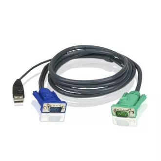 ATEN integrovaný kabel 2L-5202U pro KVM USB 1.8 M ATEN integrovaný kabel 2L-5202U pro KVM USB 1.8 M