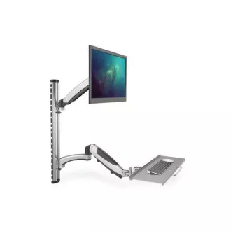 Digitus držák na monitor a klávesnici do 69cm (27"), flexibilní, 8kg VESA 75 x 75 a 100 x 100 mm
