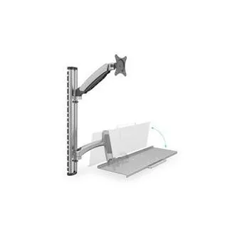 Digitus držák na monitor a klávesnici do 69cm (27"), flexibilní, 8kg VESA 75 x 75 a 100 x 100 mm