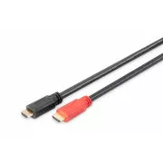 Digitus propojovací kabel s Aktivním zesílením HDMI High Speed Ethernet Ultra HD 24p, 15M