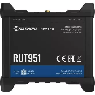 Teltonika LTE Cat 4 Industrial Cellular Router - RUT951 Teltonika LTE Cat 4 Industrial Cellular Router - RUT951