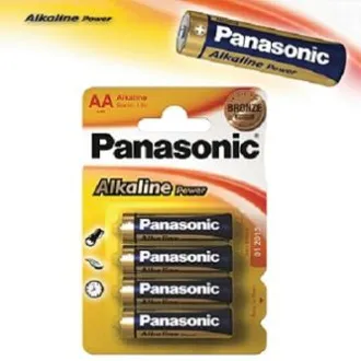 Panasonic LR6 Alkaline Power (alkalická; AA; 1,5V; BL4) 4ks - Blister Panasonic LR6 Alkaline Power (alkalická; AA; 1,5V; BL4) 4ks - Blister